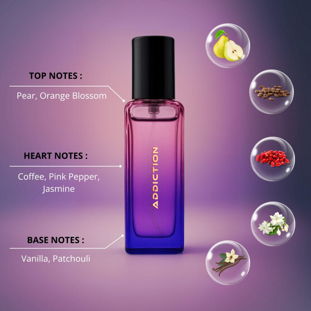 Addiction Unisex Perfume - 20ML - Image 2